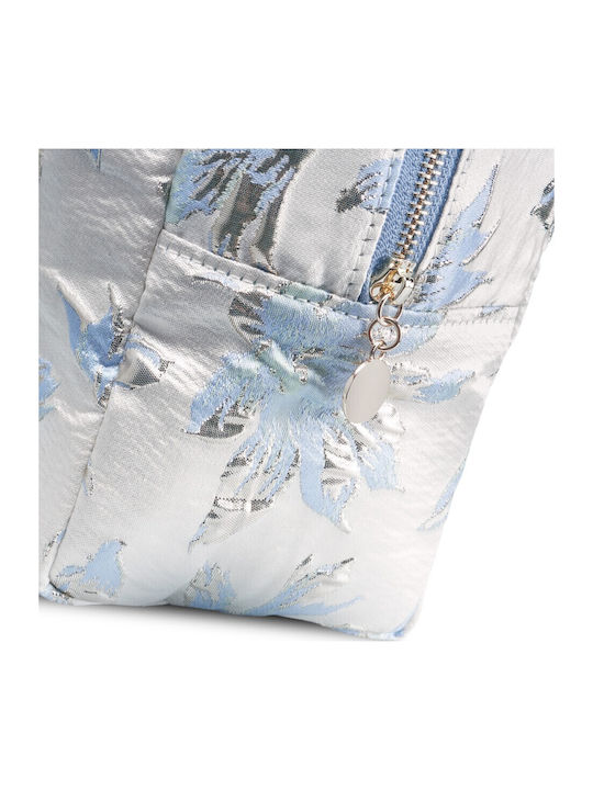 Karen Toiletry Bag Blå Hvid Brokade Beauty