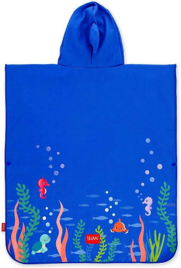 Legami Beach Towelling Poncho for Kids Shark Ptk0002