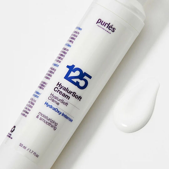 Purlés Creme de fata Hidratare cu Acid hialuronic și Vitamina E 50ml