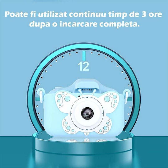 Butterfly Kinderkamera 20MP Blau