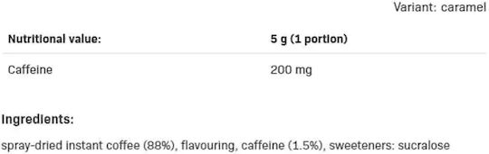 AllNutrition Στιγμιαίος Καφές Energy Strong Caramel 130gr