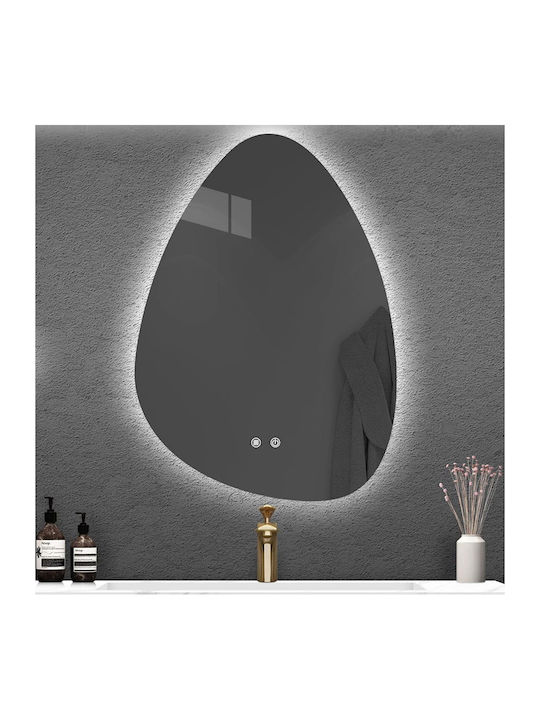 Martin Oglindă de Baie Lumini LED 60x80cm Gri