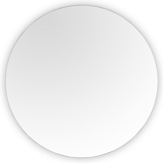 Mirrors & More Runder Badezimmerspiegel LED 60x60cm Durchsichtig