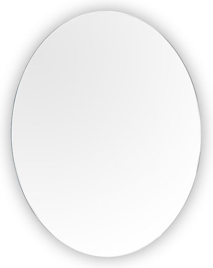 Mirrors & More Runder Badezimmerspiegel LED 60x60cm Durchsichtig