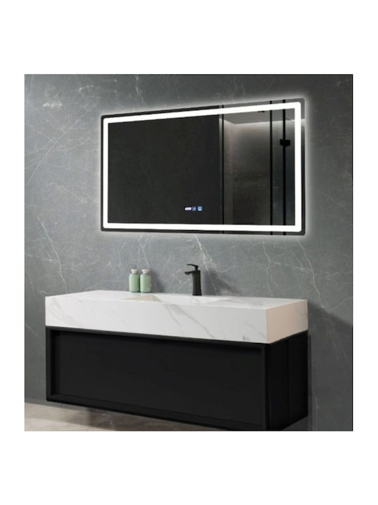 Sparke Astral Правоъгълена Банско Огледало LED Touch 80x50см
