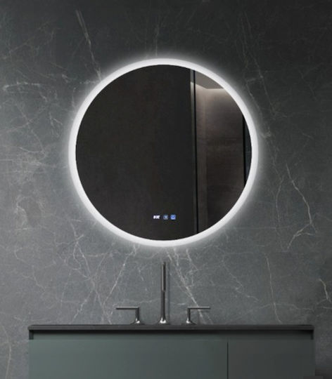 Sparke Urano Round Bathroom Mirror Led 80x80cm