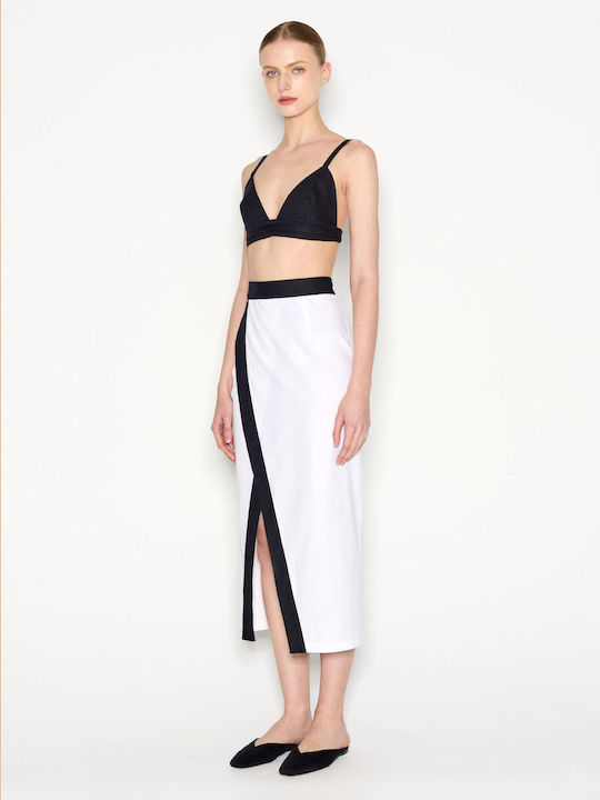Midi Φούστα Φάκελος White