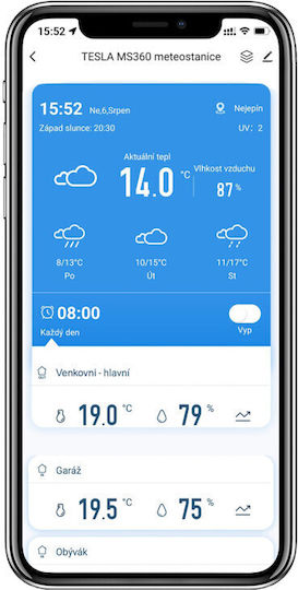 Tesla Wireless Digital Weather Station Tabletop