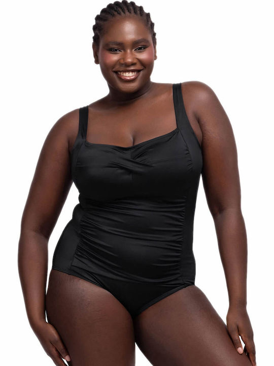 Fiji One Piece Swimsuit with Removable Padding Black