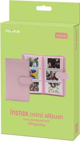 Fujifilm Mini Album Instax Mini 12 6 Pagini pentru 12 Albume foto Dimensiuni 5x7buc Roz