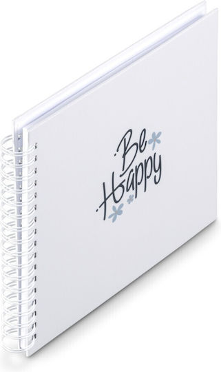 Hama Good Things Spiral 28x24 50 Weiße Seiten Happy 7717