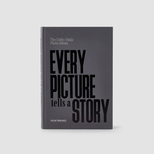 Printworks Album Every Picture Tells A Story für 160 Fotos Gray 11x15cm