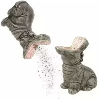 Donkey Salt and Pepper Set Ceramic 2pcs
