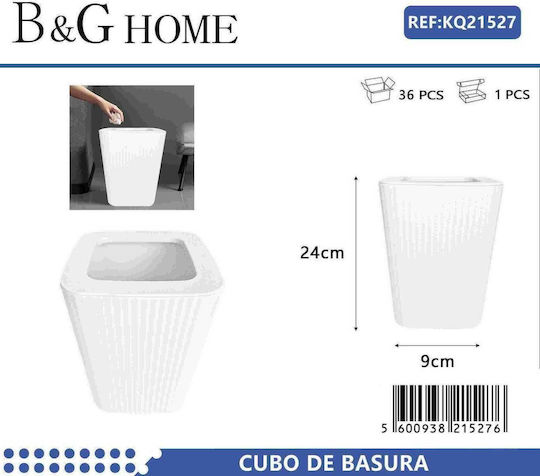 Plastic Perie de toaletă Alb