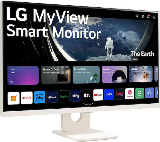 LG 27U511SA-W Нано IPS HDR Smart Монитор 27" FHD 1920x1080 с Време на реакция 5ms GTG Бял
