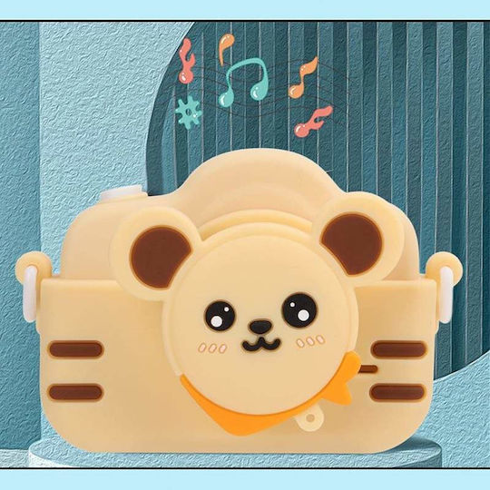 Bear Παιδική Φωτογραφική Μηχανή 20MP Full HD (1080p) Κίτρινη