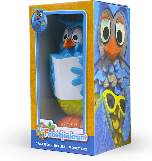 AP Kinder Spardose Plastik Bunt 10x19cm