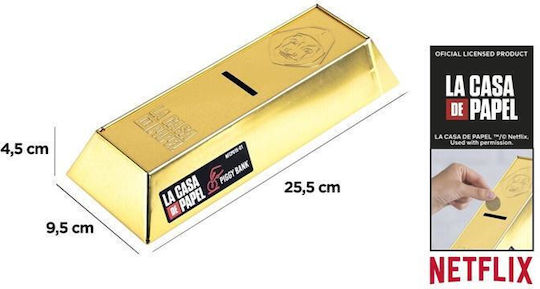 Κουμπαράς Πλάκα Χρυσού La Casa De Papel Nfcp01501