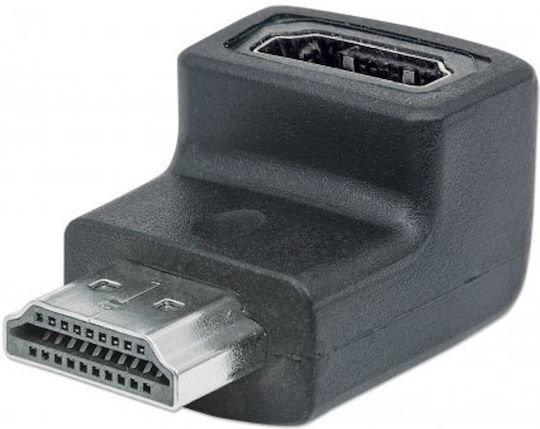 Manhattan Конвертор HDMI мъжки към HDMI женски 1бр 353496