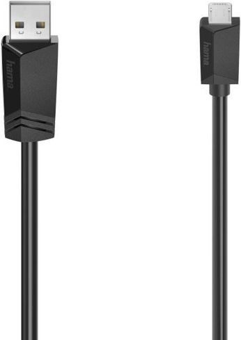 HAMA Regular USB 2.0 to Micro USB Cable Gold 0.75m 00200607 1 Pieces