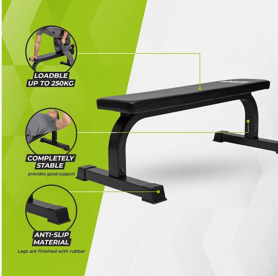 Virtufit Οριζόντιος Πάγκος Γυμναστικής