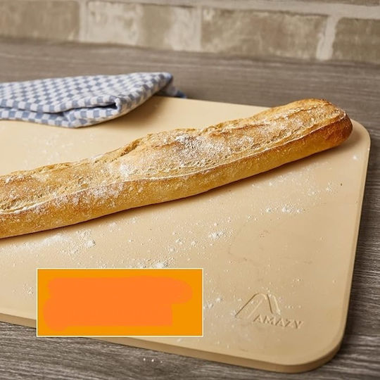 Baking Плоча за Печене Плочи за печене на пица с Камък Плосък Повърхност 38x30x1.5см.