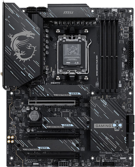 MSI MPG X870E Gaming Plus WIFI Motherboard ATX με AMD AM5 Socket 7E70-001R