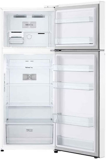 LG Kühlschrank mit Doppeltür 395Es Total NoFrost H176xB70xT68cm. Weiß GTBV36SWGKD