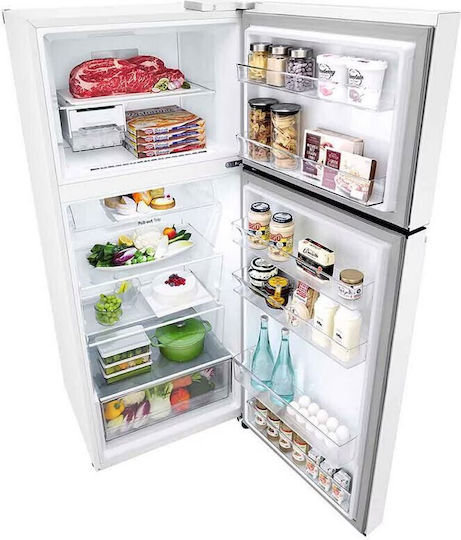 LG Kühlschrank mit Doppeltür 395Es Total NoFrost H176xB70xT68cm. Weiß GTBV36SWGKD