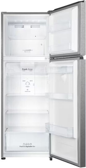 Hisense Ψυγείο Δίπορτο 325lt NoFrost Υ169.6xΠ59.5xΒ65εκ. Inox RT422N4WCE