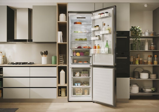Candy 409лт NoFrost В205xШ59.5xД66.7см. Inox CNCQ2T620EX
