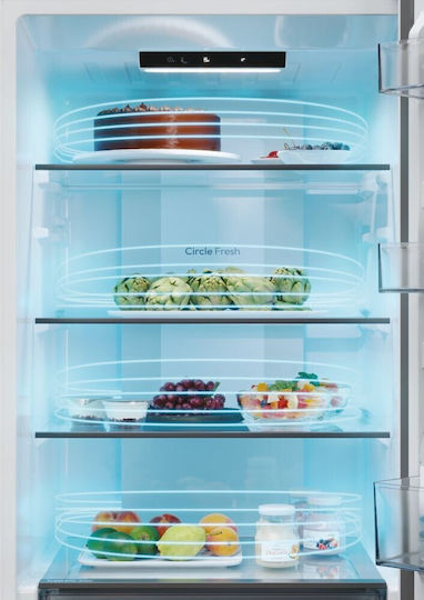 Candy Fridge-Freezer 355lt Total NoFrost H185xW59.5xD66.7cm Gray CNCQ2T618EΒ