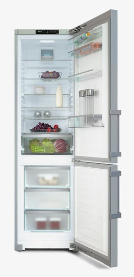 Miele Fridge-Freezer 371lt NoFrost H201.5xW59.7xD67.5cm Inox KFN 4795 AD