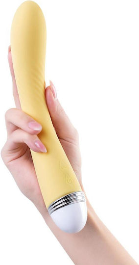 Klassisch Vibrator 22cm Gelb