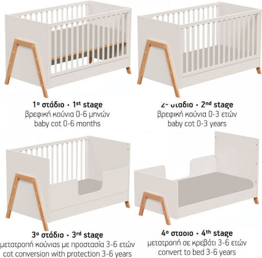 Casababy Căruț Oslo Albă