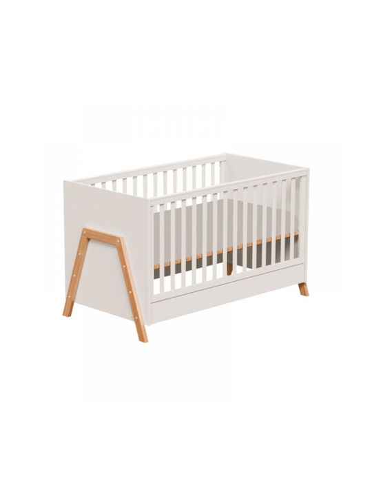 Casababy Oslo White Crib With Mattress