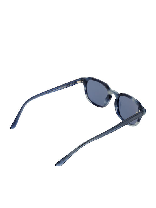 Bulget Men's Sunglasses with Blue Plastic Frame and Blue Polarized Lens BG9229M E01P