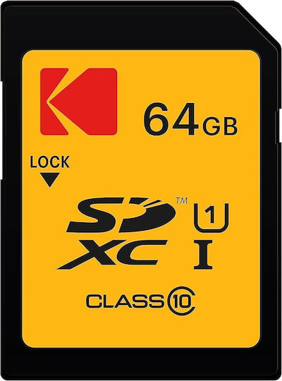 Kodak SDXC 64GB U1 με αντάπτορα
