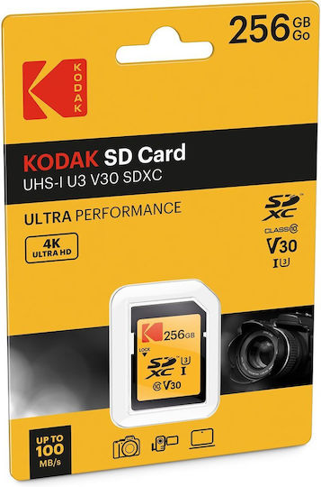 Kodak Ultra Performance SDXC 256GB U3 V30 A1 UHS-I 95MB/s