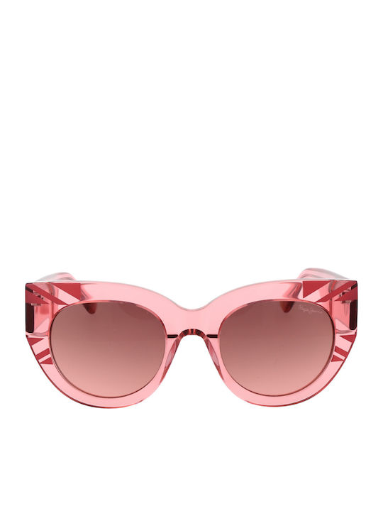 Pepe Jeans Women's Sunglasses with Pink Frame and Pink Gradient Lens PJ7423-296