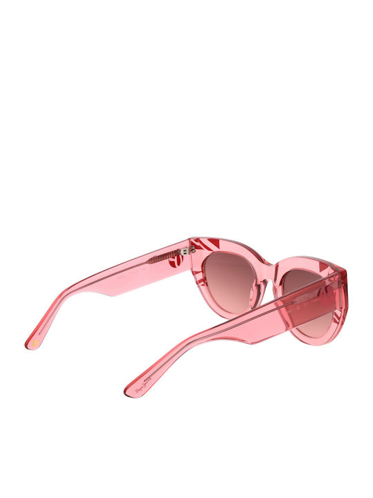 Pepe Jeans Women's Sunglasses with Pink Frame and Pink Gradient Lens PJ7423-296