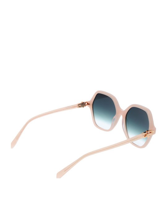 Bulget Women's Sunglasses with Pink Plastic Frame and Pink Gradient Lens BG9234 T01