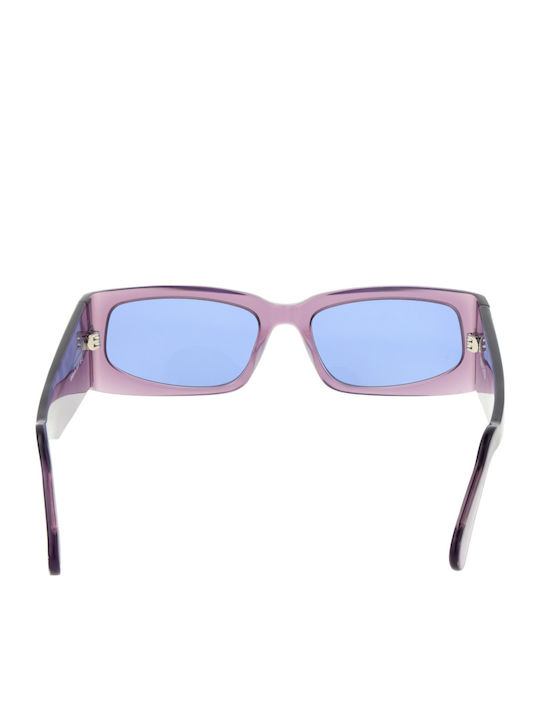 GCDS Ochelari De Soare Unisex Cu Ramă Violet Din Plastic Și Lentile Violet GD0035 83V