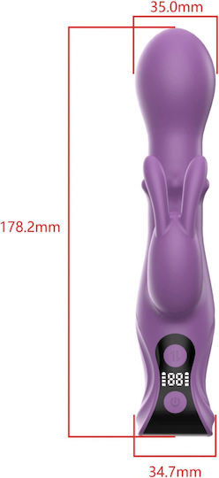 Mokko Toys Mini Δονητής Rabbit 5cm Μωβ
