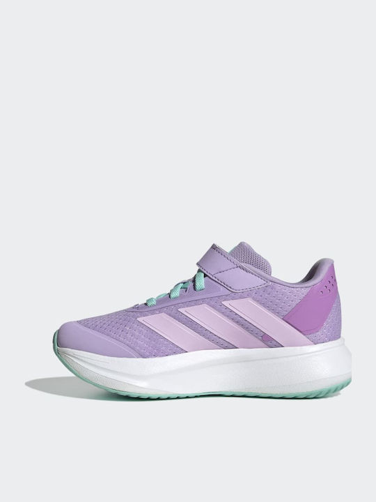 Duramo Sl 2 Kids Sports Shoes Running with Hoop & Loop Closure Purple