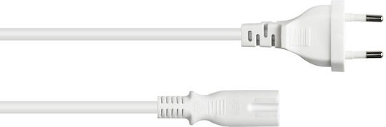 Alcasa Euro - IEC C13 Kabel 1.8m Weiß (P0370-W018)