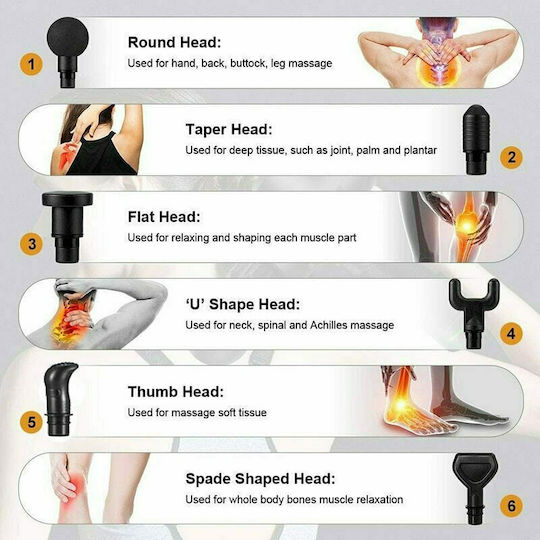 ACP Gun Massage for the Legs, the Body & the Hands with Vibration