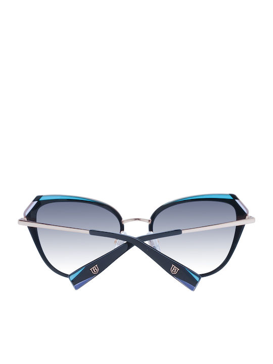 Bulget Women's Sunglasses with Blue Plastic Frame and Blue Gradient Lens BG3352 P01