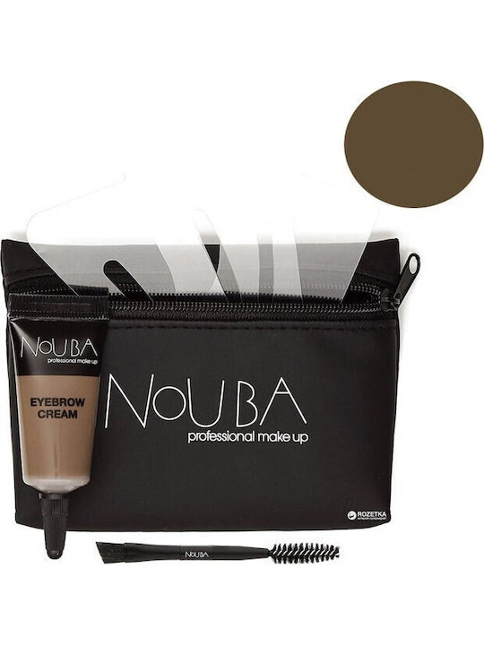 Nouba Brow Improver Set de machiaj pentru față și corpSprâncene cu trusă 3buc