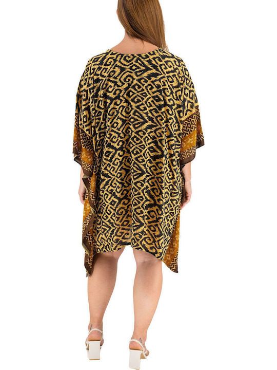 Feminin Caftan de Plajă Animal Print